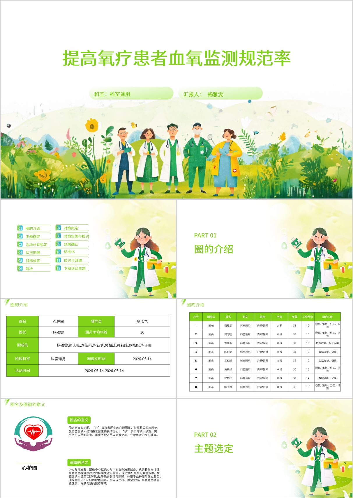 提高氧疗患者血氧监测规范率品管圈pdca模版