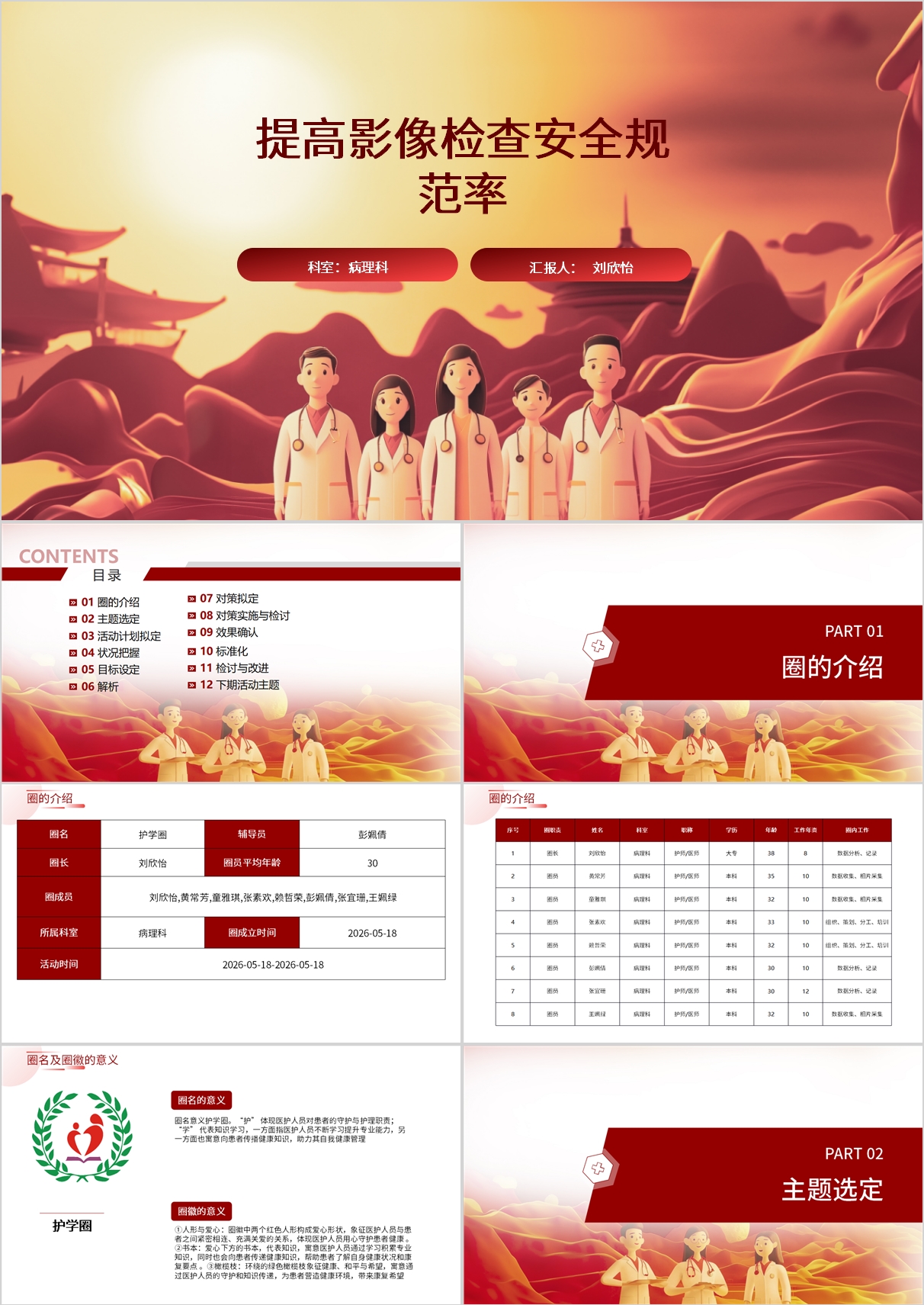 提高影像检查安全规范率品管圈pdca模版